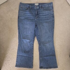 Madewell Cali Demi-Boot Jeans Size 19W